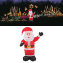 Christmas Inflatable Santa Waterproof Tear Resistance Inflatable Santa Decoration with LED Lights 100-240V AU Plug