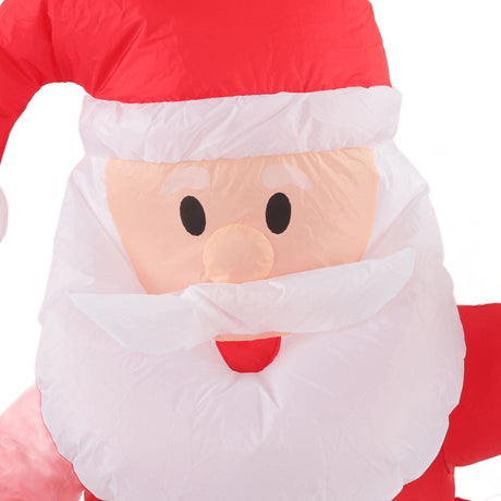 Christmas Inflatable Santa Waterproof Tear Resistance Inflatable Santa Decoration with LED Lights 100-240V AU Plug