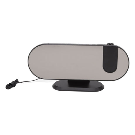 Projection Alarm Clock USB Powered Mirror Display Design High Brightness LED Light Source Ceiling Digital Alarm Clock