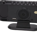Projection Alarm Clock USB Powered Mirror Display Design High Brightness LED Light Source Ceiling Digital Alarm Clock