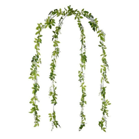 4 Pcs Artificial Wistaria Flower Lifelike Beauty Reusable Simulation Wistaria False Flower