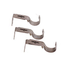 3Pcs Curtain Rod Hook Holder Iron Bracket Universal Design Home Decoration for Bedroom