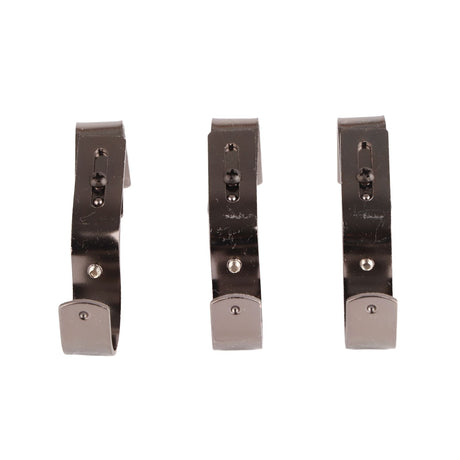 3Pcs Curtain Rod Hook Holder Iron Bracket Universal Design Home Decoration for Bedroom
