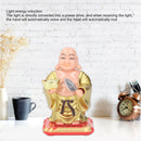 Standing Maitreya Buddha Solar Ornaments Light Energy Sensing Buddha Statue Decoration for Office Home Car Gift Small