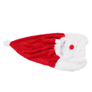 Christmas Helmet Cover Plush Scratch Proof Motorcycle Helmet Hat for Entertainment Decoration