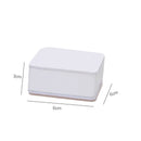 Carbon Steel Furniture Risers Self Adhesive Furniture Lift Anti Slip Low Noise Bed Lifter with Felt Pad for Sofa Couch White
