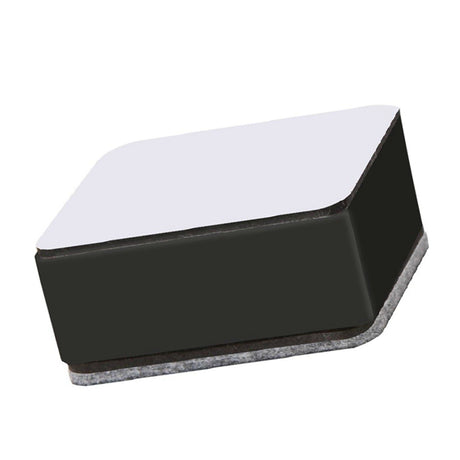 Carbon Steel Furniture Risers Self Adhesive Furniture Lift Anti Slip Low Noise Bed Lifter with Felt Pad for Sofa Couch Black