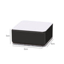 Carbon Steel Furniture Risers Self Adhesive Furniture Lift Anti Slip Low Noise Bed Lifter with Felt Pad for Sofa Couch Black