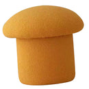 Sofa Bench Simple Modern Elastic Comfortable Soft Round Pine Wooden Foot Stool for Home Decoration Yellow