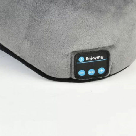 Smart Eye Mask Wireless Bluetooth 5.0 Music Communication Light Shading for Sleep Grey