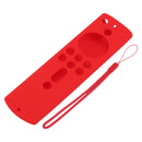 Silicone Protective Case for Fire TV Stick 4K 2018 Remote Control Shockproof Anti Slip Protective Cover Red