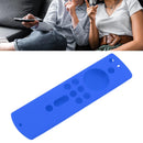 Silicone Protective Case for Fire TV Stick 4K 2018 Remote Control Shockproof Anti Slip Protective Cover Blue