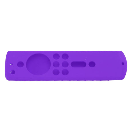 Silicone Protective Case for Fire TV Stick 4K 2018 Remote Control Shockproof Anti Slip Protective Cover Purple