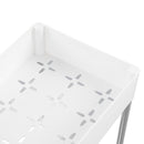 Slide Out Storage Baskets ABS Under Sink Organizer Cabinet Sliding Drawers for Kitchen Bathroom Cosmetic Storage White