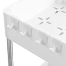 Slide Out Storage Baskets ABS Under Sink Organizer Cabinet Sliding Drawers for Kitchen Bathroom Cosmetic Storage White