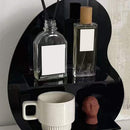 Cosmetic Storage Rack Makeup Shelf Organizer for Bathroom Bedroom Dressing Room Desk Black S