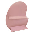 Cosmetic Storage Rack Makeup Shelf Organizer for Bathroom Bedroom Dressing Room Desk Pink S