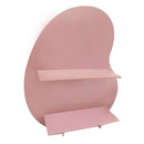 Cosmetic Storage Rack Makeup Shelf Organizer for Bathroom Bedroom Dressing Room Desk Pink S