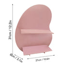 Cosmetic Storage Rack Makeup Shelf Organizer for Bathroom Bedroom Dressing Room Desk Pink S
