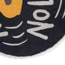 Water Absorbent Mat Retro CD Disk Design Anti Slip Thick Soft Imitation Cashmere Home Bathroom Mat Type 1 60x60cm