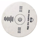 Water Absorbent Mat Retro CD Disk Design Anti Slip Thick Soft Imitation Cashmere Home Bathroom Mat Type 2 100x100cm