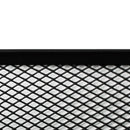 5 Tier Wall File Organizer Vertical Placement Glossy Edges Wall Mount File Holder with Hanging Hole for Office Black