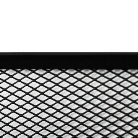 5 Tier Wall File Organizer Vertical Placement Glossy Edges Wall Mount File Holder with Hanging Hole for Office Black