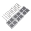 12Pcs Screen Window Clips Home Windows Mounting Buckle for Fly Screen Insect Protection