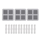 12Pcs Screen Window Clips Home Windows Mounting Buckle for Fly Screen Insect Protection
