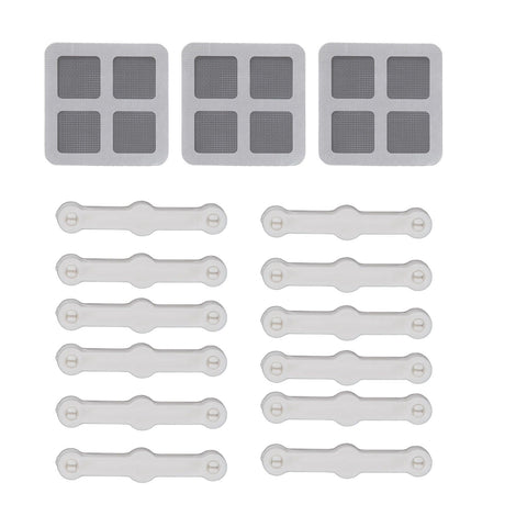 12Pcs Screen Window Clips Home Windows Mounting Buckle for Fly Screen Insect Protection