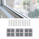12Pcs Screen Window Clips Home Windows Mounting Buckle for Fly Screen Insect Protection