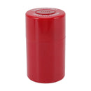 Round Plastic Airtight Stash Jar Smell Proof Tobacco Herb Storage Case Sealed Tank Container for Outdoor Travel Red