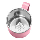 Coffee Mug 460ml 304 Stainless Steel Liner Leakproof Elegant Portable Mug for Outdoor Activities Pink