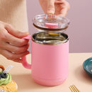 Coffee Mug 460ml 304 Stainless Steel Liner Leakproof Elegant Portable Mug for Outdoor Activities Pink
