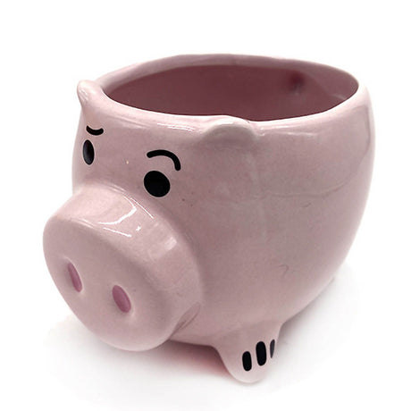 3D Pig Coffee Mug Novelty Pink Cute Pig Ceramic Coffee Tea Mug Funny Porcelain Water Cup for Home Indoor