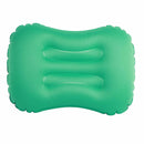 Inflatable Pillow Curved Structure Self Inflating Foldable Portable Inflatable Camping Travel Pillow for Indoor Outdoor