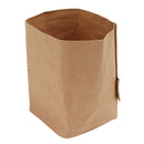 Washed Kraft Paper Bag Waterproof Flowerpot Food Storage Bag for Holding Food Fruits Vegetables Household Sundries S