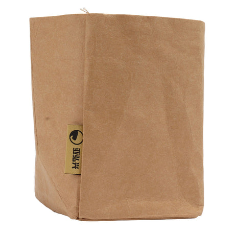 Washed Kraft Paper Bag Waterproof Flowerpot Food Storage Bag for Holding Food Fruits Vegetables Household Sundries M