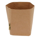 Washed Kraft Paper Bag Waterproof Flowerpot Food Storage Bag for Holding Food Fruits Vegetables Household Sundries M
