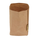 Washed Kraft Paper Bag Waterproof Flowerpot Food Storage Bag for Holding Food Fruits Vegetables Household Sundries L