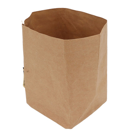 Washed Kraft Paper Bag Waterproof Flowerpot Food Storage Bag for Holding Food Fruits Vegetables Household Sundries XL