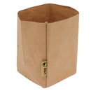 Washed Kraft Paper Bag Waterproof Flowerpot Food Storage Bag for Holding Food Fruits Vegetables Household Sundries XL