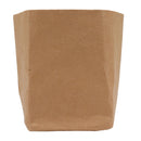 Washed Kraft Paper Bag Waterproof Flowerpot Food Storage Bag for Holding Food Fruits Vegetables Household Sundries XL