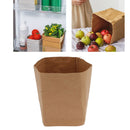 Washed Kraft Paper Bag Waterproof Flowerpot Food Storage Bag for Holding Food Fruits Vegetables Household Sundries XL