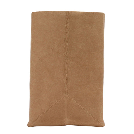 Washed Kraft Paper Bag Waterproof Flowerpot Food Storage Bag for Holding Food Fruits Vegetables Household Sundries XL