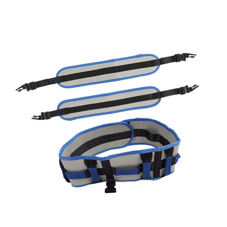 Transfer Belt Stable Support Uniform Force EVA Transfer and Walking Gait Belt with Leg Loops for Patients Elderly L