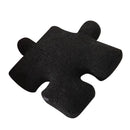 Plush Throw Pillow Ultra Soft Cushion Puzzle Special Shaped for Sofa Bed Window Home Decor Black