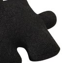 Plush Throw Pillow Ultra Soft Cushion Puzzle Special Shaped for Sofa Bed Window Home Decor Black