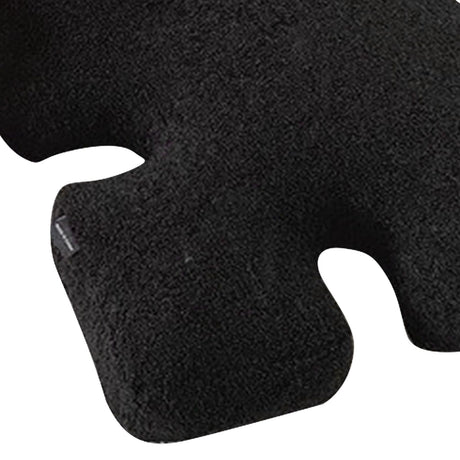 Plush Throw Pillow Ultra Soft Cushion Puzzle Special Shaped for Sofa Bed Window Home Decor Black