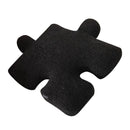 Plush Throw Pillow Ultra Soft Cushion Puzzle Special Shaped for Sofa Bed Window Home Decor Black